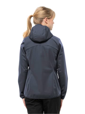 Jack Wolfskin Softshelljacke "Windhain" in Anthrazit