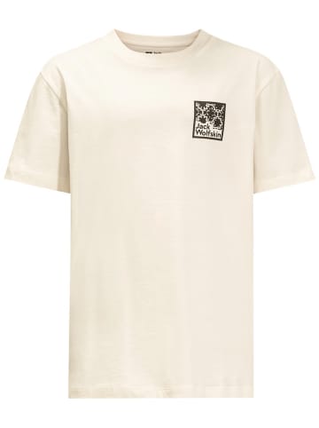 Jack Wolfskin Shirt "Teen Exploring" in Creme