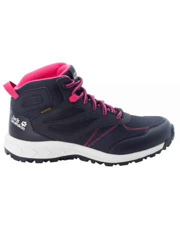 Jack Wolfskin Wandelboots "Woodland" donkerblauw/roze