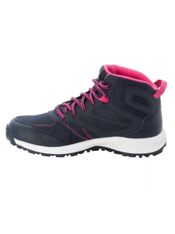 Jack Wolfskin Wandelboots "Woodland" donkerblauw/roze