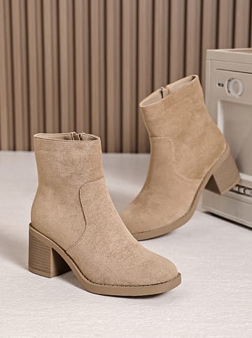 COVANA Stiefeletten in Taupe