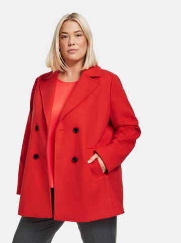 SAMOON Płaszcz przejściowy w kolorze czerwonym