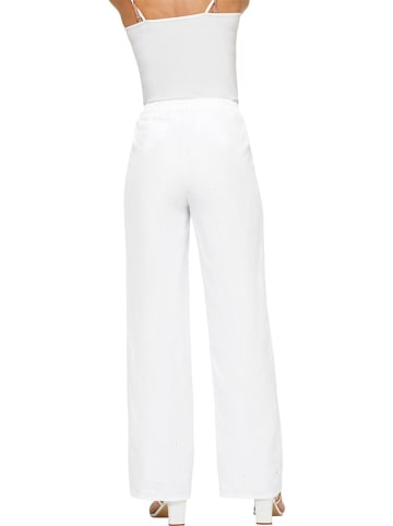 Heine Lniane spodnie w kolorze białym