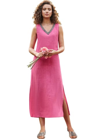 Heine Leinen-Kleid in Pink