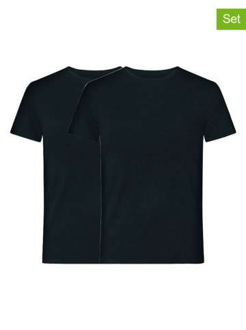 Resteröds Koszulki (2 szt.) w kolorze czarnym