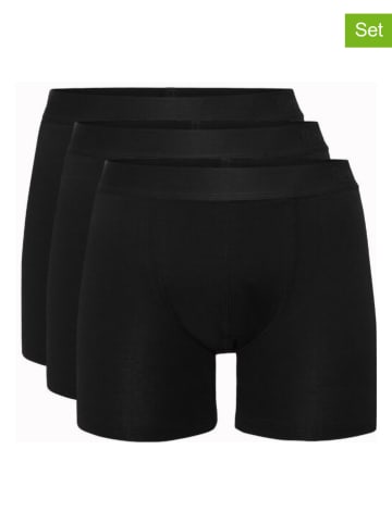 Resteröds 3er-Set: Boxershorts in Schwarz