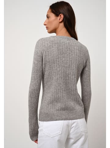 AUTHENTIC CASHMERE Kaszmirowy sweter "Bella" w kolorze szarym