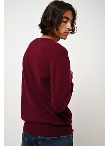 AUTHENTIC CASHMERE Kasjmieren trui "Agel" bordeaux