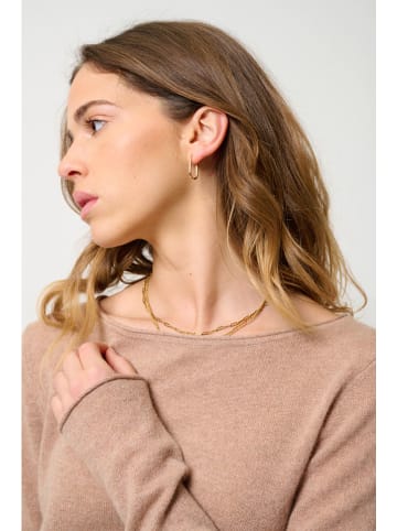 AUTHENTIC CASHMERE Kaszmirowy sweter "Criou" w kolorze beżowym