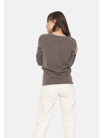 AUTHENTIC CASHMERE Kasjmieren trui "Criou" taupe
