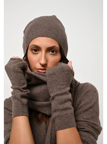 AUTHENTIC CASHMERE Kaschmir-Mütze "Manti" in Taupe