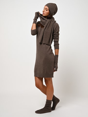 AUTHENTIC CASHMERE Kaschmir-Mütze "Manti" in Taupe