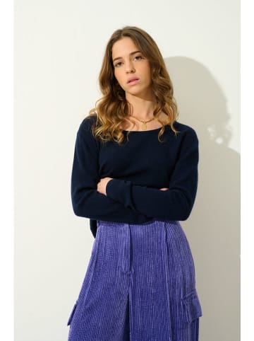 AUTHENTIC CASHMERE Kaschmir-Pullover "Lanfon" in Dunkelblau