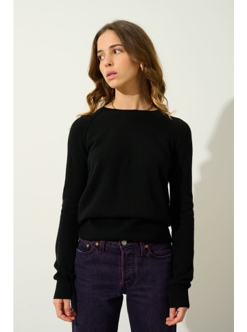 AUTHENTIC CASHMERE Kaszmirowy sweter "Etret" w kolorze czarnym