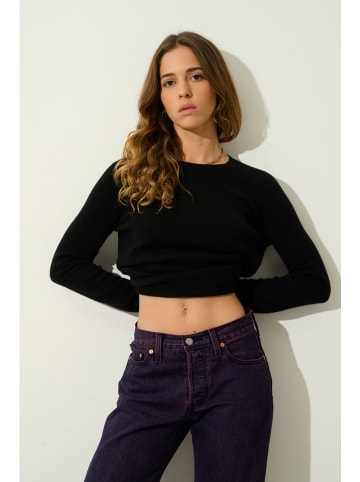 AUTHENTIC CASHMERE Kasjmieren trui "Etret" zwart