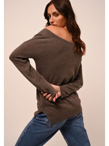 AUTHENTIC CASHMERE Kaschmir-Pullover "Faraut" in Braun