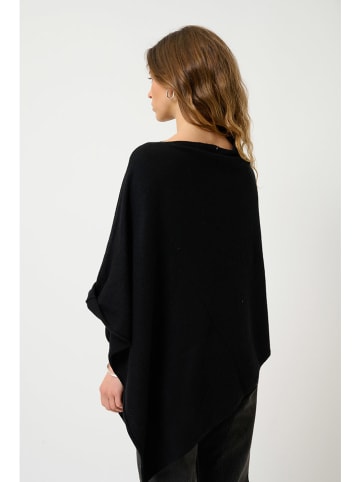 AUTHENTIC CASHMERE Kaschmir-Poncho "Carra" in Schwarz