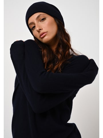 AUTHENTIC CASHMERE Kaschmir-Mütze "Pinier" in Dunkelblau