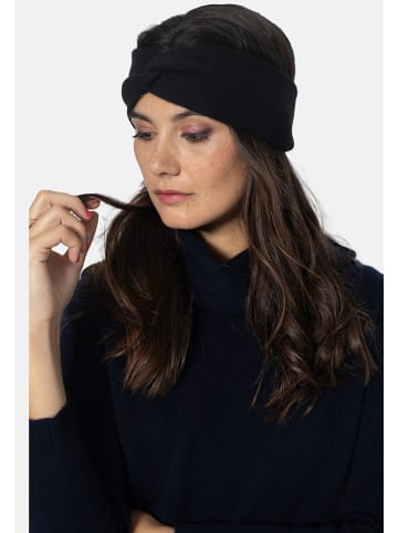 AUTHENTIC CASHMERE Kasjmieren hoofdband "Lana" zwart