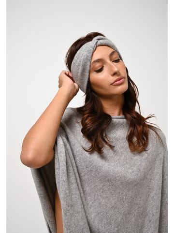 AUTHENTIC CASHMERE Kasjmieren hoofdband "Lana" grijs