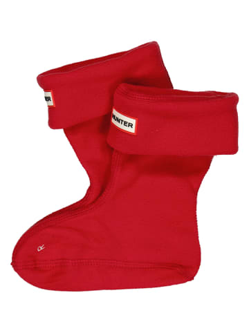 Hunter Stiefel-Socken in Rot