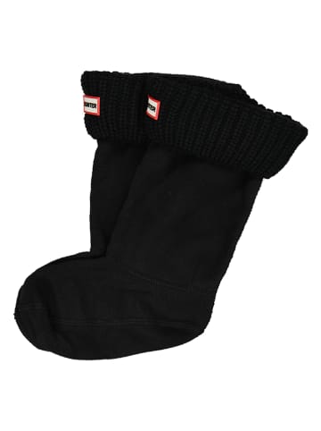 Hunter Stiefel-Socken in Schwarz