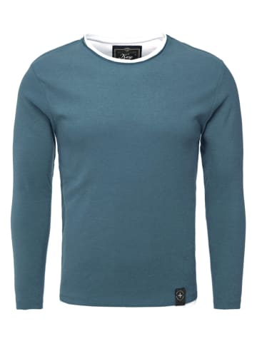 KEY LARGO Sweter "Sarasota" w kolorze morskim
