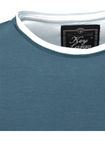KEY LARGO Sweter "Sarasota" w kolorze morskim
