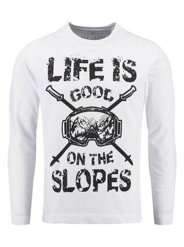 KEY LARGO Longsleeve "Slopes" in Weiß