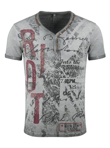 KEY LARGO Shirt "Riot" in Grau