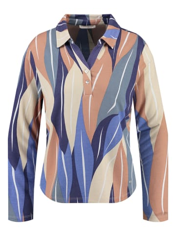 KEY LARGO Bluse "Trail" in Blau/ Rosa/ Sand