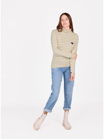 KEY LARGO Longsleeve "Lorelei" beige/crème