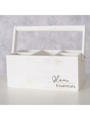 Boltze Pudełko "Essentials" w kolorze białym - 35 x 28 x 20 cm