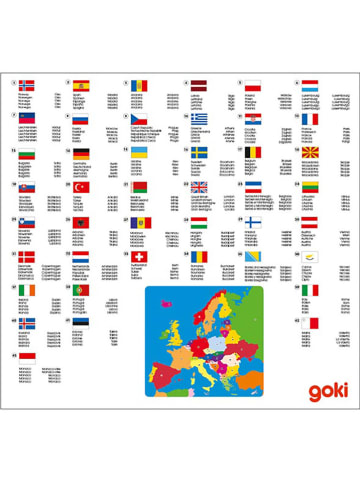 Goki Puzzel "Europa" - vanaf 5 jaar