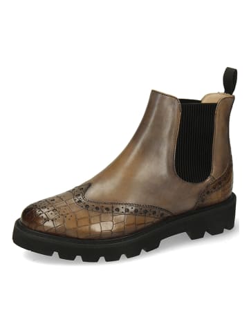 MELVIN & HAMILTON Leder-Chelsea-Boots "Selina 65" in Khaki
