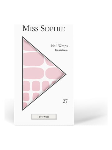 MISS SOPHIE Nagelfolie "Ever Nude Pedicure" - 27 stuks