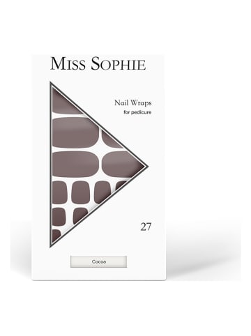 MISS SOPHIE Nagelfolie "Cocoa Pedicure" - 27 stuks