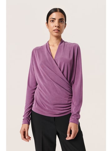 Soaked in Luxury Bluzka "Columbine" w kolorze fioletowym