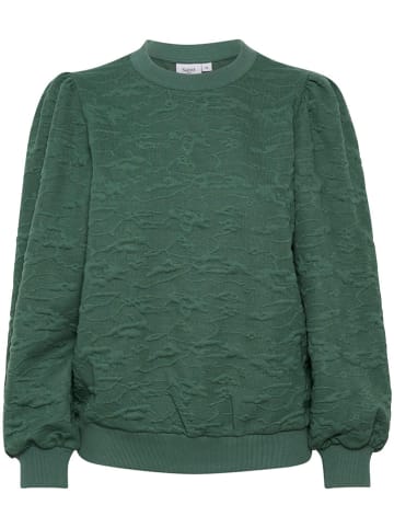 SAINT TROPEZ Sweatshirt "Saint Tropez" groen