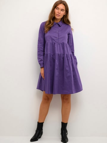 CULTURE Sukienka "Antoinett" w kolorze fioletowym