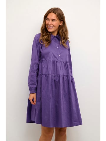 CULTURE Sukienka "Antoinett" w kolorze fioletowym
