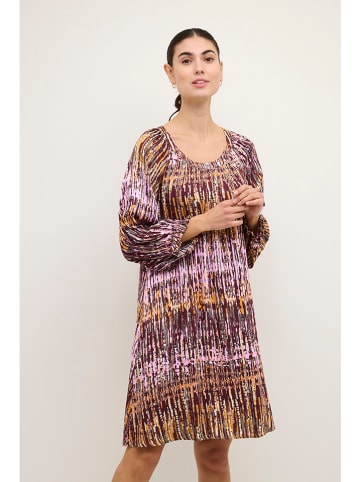 CULTURE Sukienka "Toba" w kolorze jasnoróżowo-bordowym