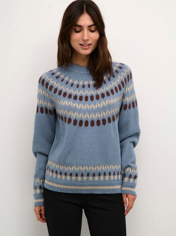 CULTURE Sweter "Thurid" w kolorze niebieskim
