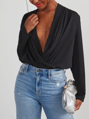 Milan Kiss Bluse in Schwarz