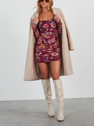 Milan Kiss Kleid in Bordeaux