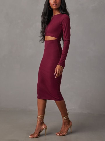 Milan Kiss Jurk bordeaux