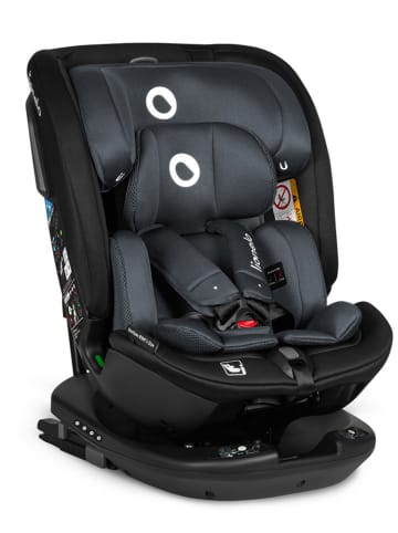 Lionelo Kindersitz "Bastiaan I-Size" in Schwarz/ Grau - Gruppe 0+/1/2/3