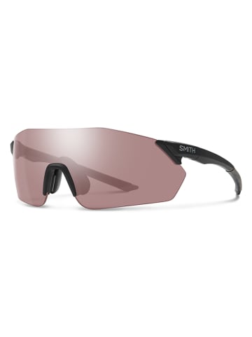 SMITH Okulary sportowe "Reverb" w kolorze czarno-jasnoróżowym