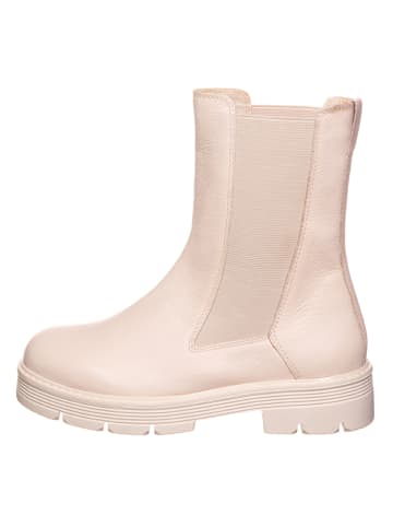 Marco Tozzi Leren chelseaboots crème