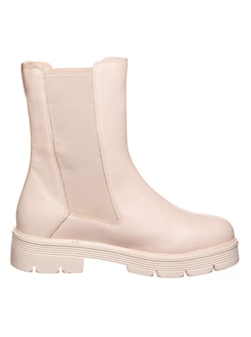 Marco Tozzi Leren chelseaboots crème